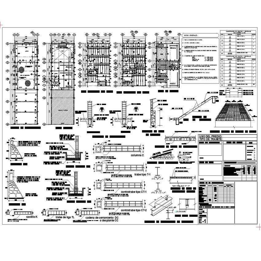 Perspective American collection plan autocad file - Cadbull