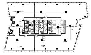 Working Commercial Layout plan detail dwg file - Cadbull