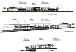 Cyclone mesh details of garden perimeter fence dwg file - Cadbull