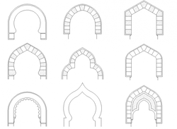 Entrance gate detail drawing in dwg file. - Cadbull