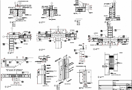 Second floor framing plan structure details of house dwg file - Cadbull