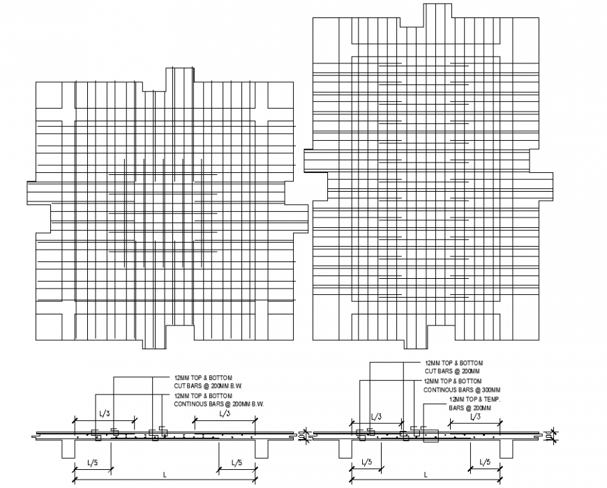 Typical Beam Cross Section Drawing Free Download DWG File - Cadbull