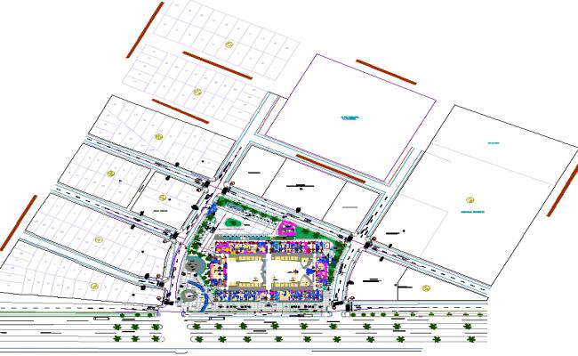 Cancer hospital for pediatric layout plan with section and elevation ...