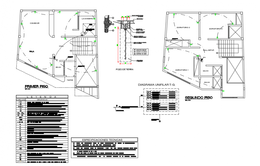 CAD electric circuits diagram 2d view drawing in autocad  