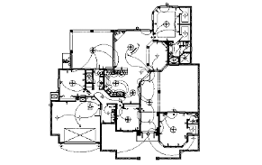 House Electrical Layout Plan With Schedule Modules AutoCAD Drawing