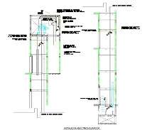 Elevator plan with double box view dwg file - Cadbull