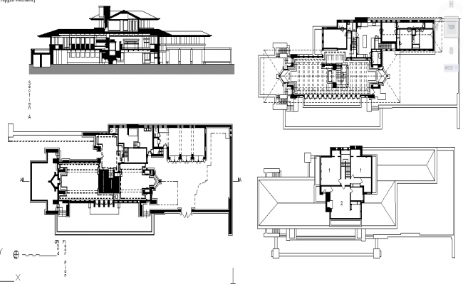 Home Floor Plan With Dimension In Dwg File Cadbull - Robie House Floor Plan Dimensions Home Floor Plan With Dimension In Dwg File Cadbull - Robie House Floor Plan Dimensions