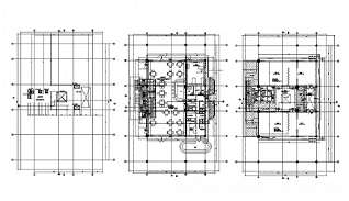 6000 Square Feet House Ground Floor Plan With Furniture Layout DWG File ...