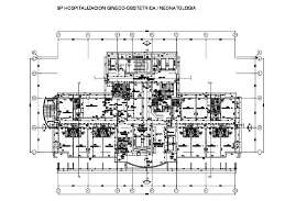 Hospital Building Medical Gas Floor Layout Plan - Cadbull