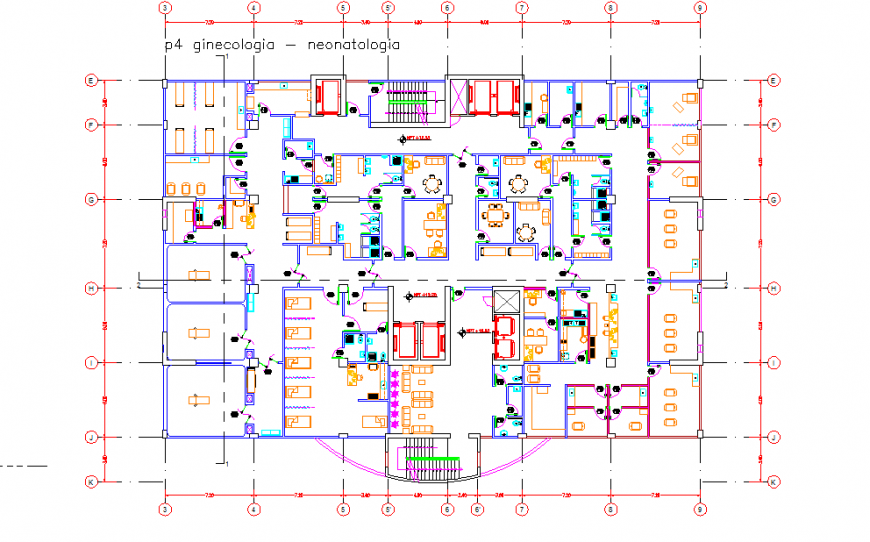 Planning Hospital Ground Floor Detail Dwg File - Cadbull