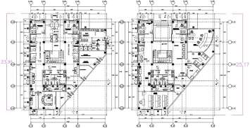 Building Elevation Layout Design AutoCAD Plan - Cadbull