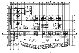 8x13m hospital plan is given in this AutoCAD drawing model.Download the ...