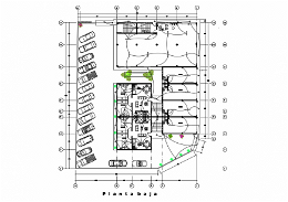 One family house second floor electrical layout plan details dwg file