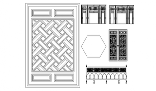 13x15m house plan of door location details are given in this AutoCAD ...