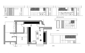 Office Kitchen Layout Plan Auto Cad Drawing Details Dwg File Cadbull