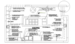 Café and bar detail layout drawing in dwg AutoCAD file. - Cadbull