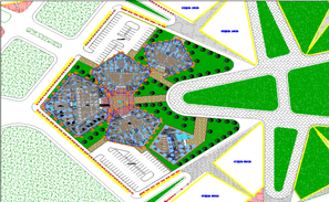 The resort design drawing is given in this cad file. download this 2d ...