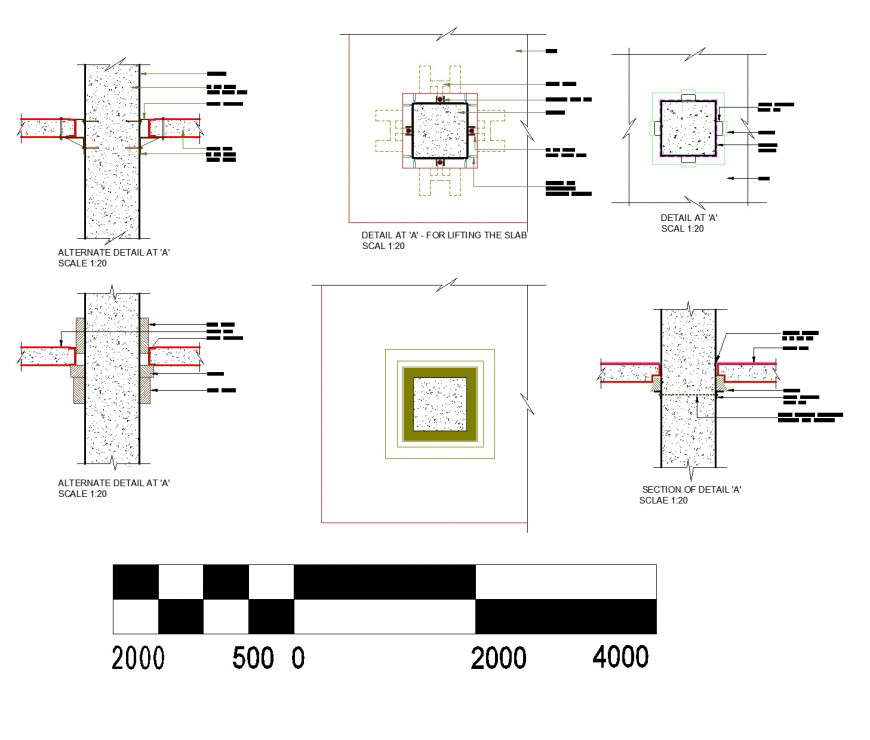 Design of car lift drawing in autocad - Cadbull