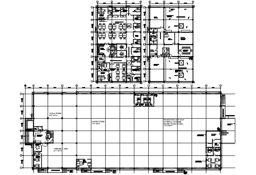 Supermarket Floor Plan In DWG File Cadbull