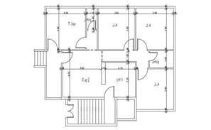 Site layout plan of residential building with detail dimension in dwg ...