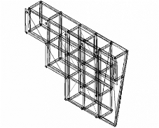 Structural metal section layout file - Cadbull