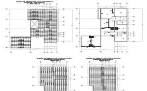 Entry portico plan and elevation detail dwg file - Cadbull