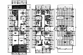 54'X74' House Layout Plan AutoCAD Drawing DWG File - Cadbull
