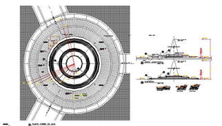 Garden creative stone water fountain cad drawing details dwg file - Cadbull