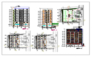 Architecture Hotel project dwg file - Cadbull