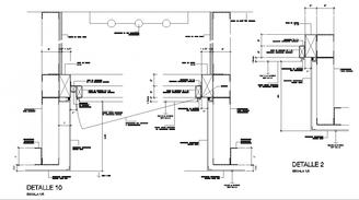 Top view of suspended ceiling structure details dwg file - Cadbull