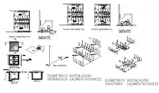 Kitchen sink side section and installation drawing details