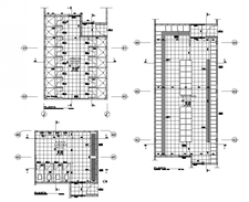 Toilet sheet and urinals section, installation and plumbing structure