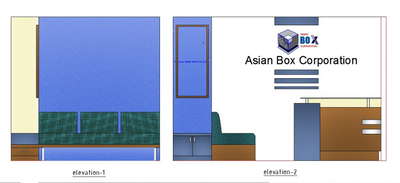 Reception Table Elevation Design AutoCAD Drawing Download - Cadbull