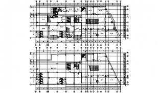2 BHK Architecture Town House Plan CAD Drawing DWG File - Cadbull