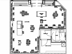 Office layout plan working drawing in dwg file. - Cadbull