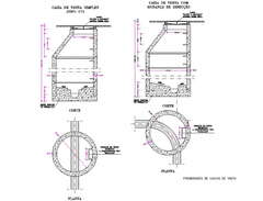 Road gulley detail dwg file - Cadbull