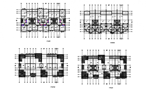 A section view of the 15x28m house building is given in this file - Cadbull