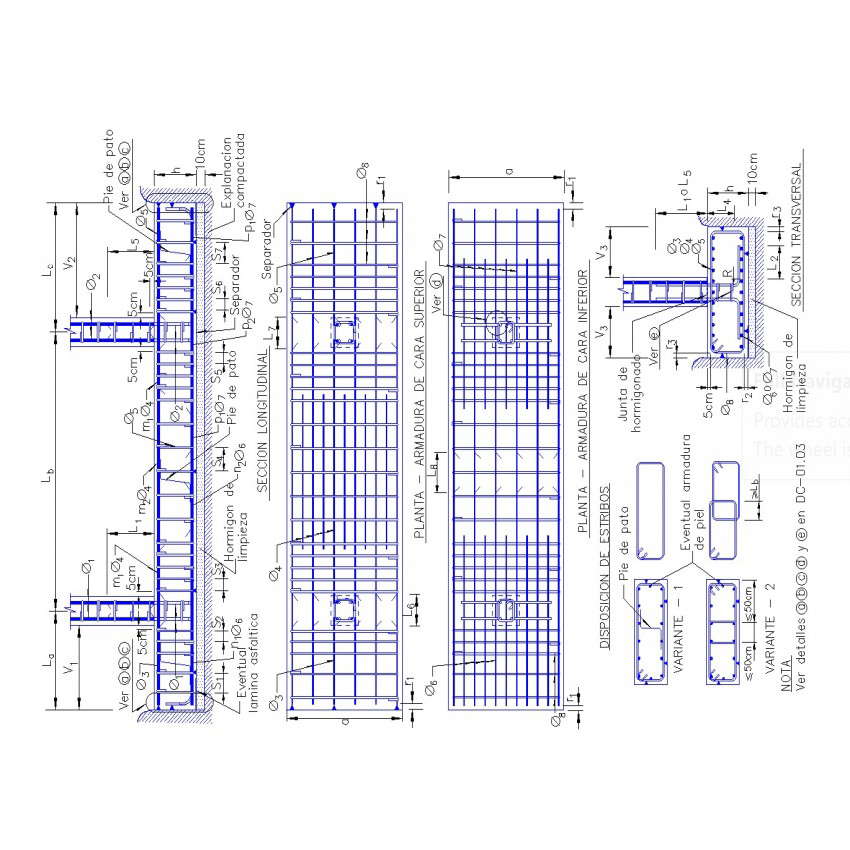 Stair and bolt nut section plan dwg file - Cadbull