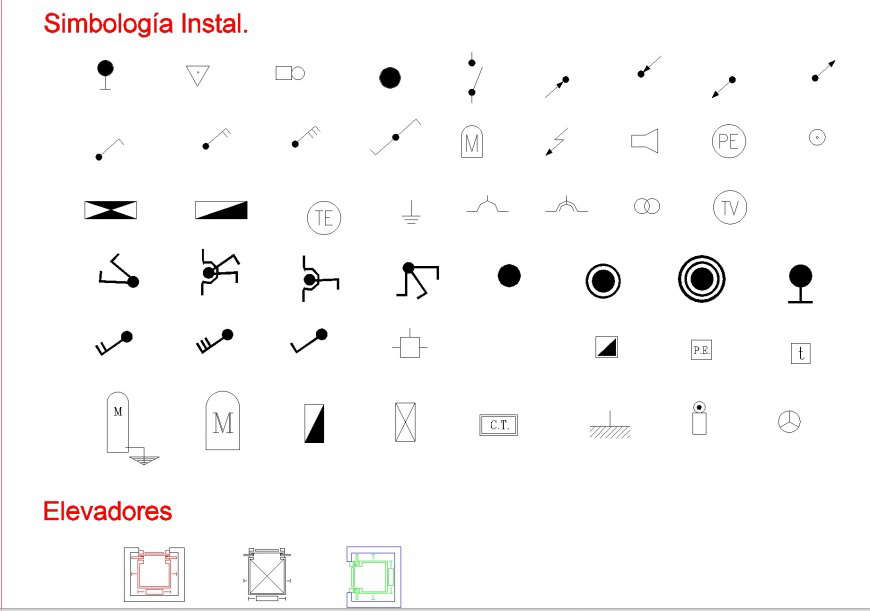 free house plan drawing symbols