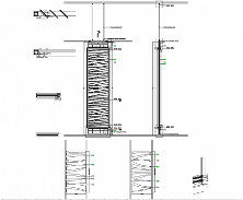 Suspended ceiling detail elevation layout file - Cadbull