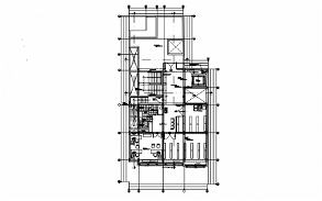 Ground and first floor plan details of hospital dwg file - Cadbull