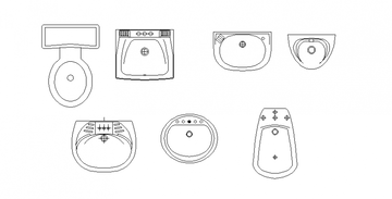 Bathroom plan , section drawing in dwg file. - Cadbull