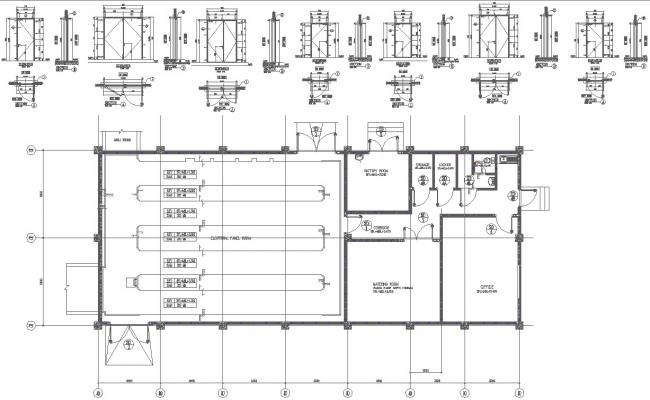 steel bar structure details dwg File - Cadbull