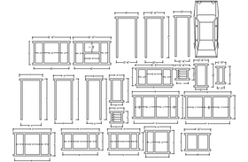 Elevation and sectional of sliding gate 2d view autocad file - Cadbull