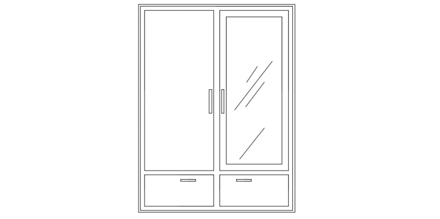 Wardrobe Detail And Design ,wardrobe Detail Drawing Pdf - Cadbull