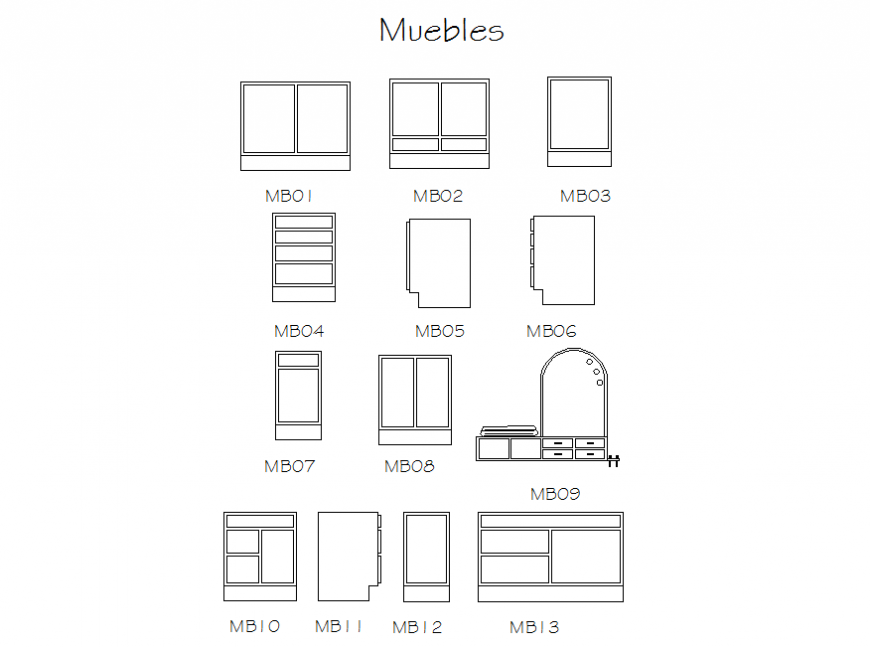 Dressing Room Design Autocad