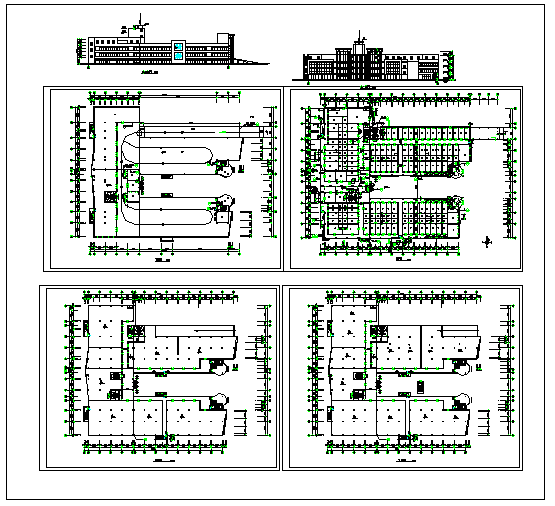 Commercial Plaza Lay-out plan design - Cadbull