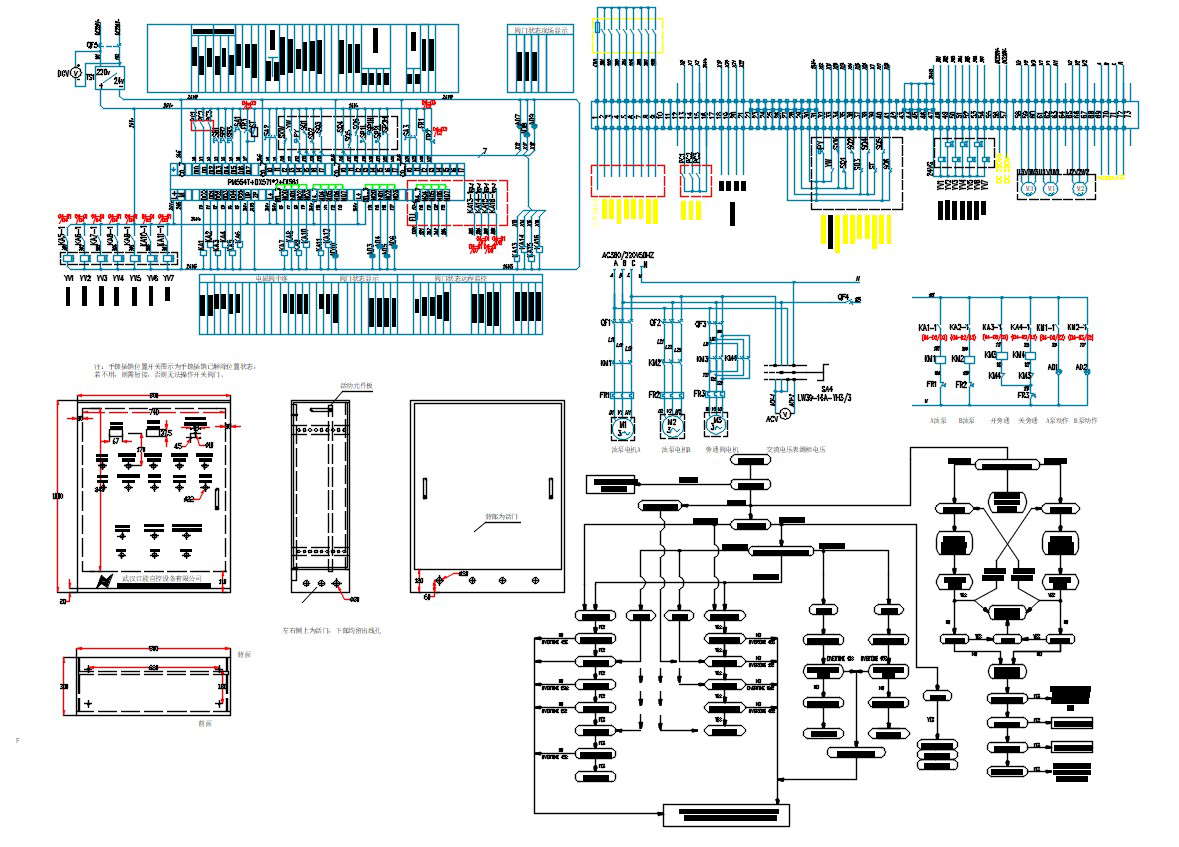 Electrical Wiring Diagram Automatic Control Equipment - Cadbull