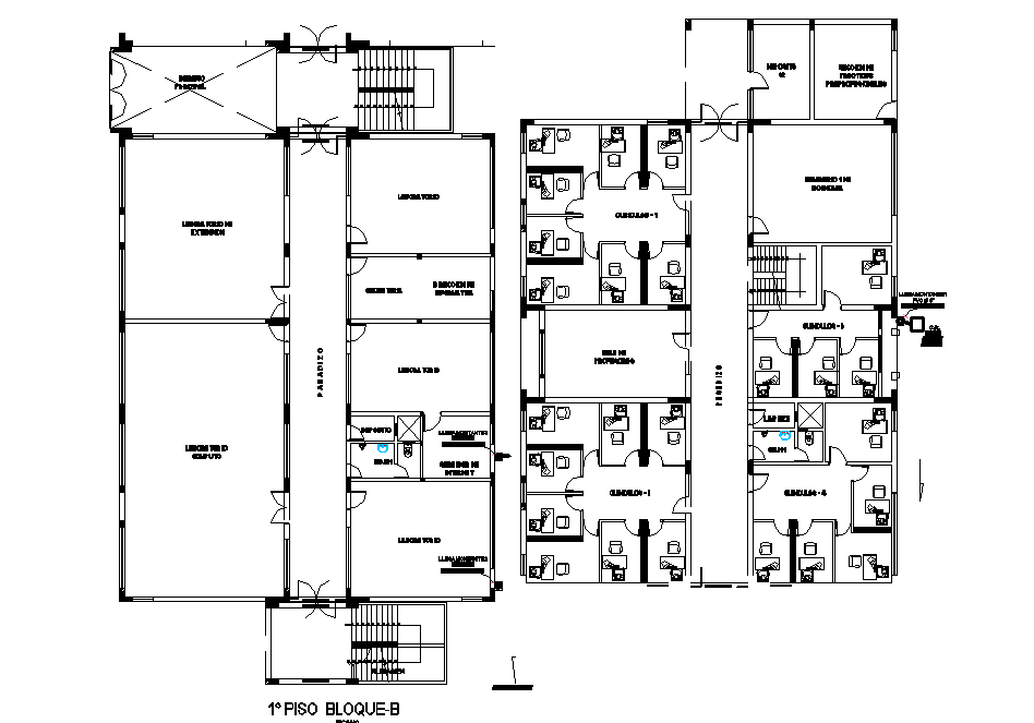 Layout plan detail dwg file - Cadbull