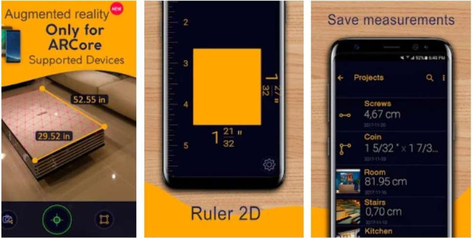 AR Core Ruler, Camera Tape Measure App is a Powerful tape measure tool